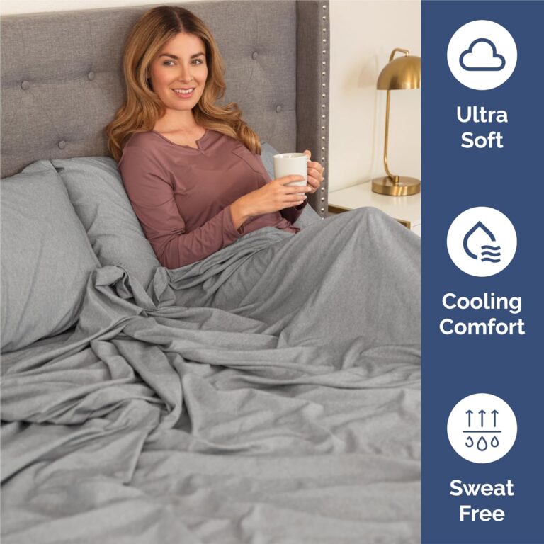 Queen Size Deep Pocket Sheet Sets – 4 Piece Cooling, Soft & Wrinkle-Free Bedding - Image 4