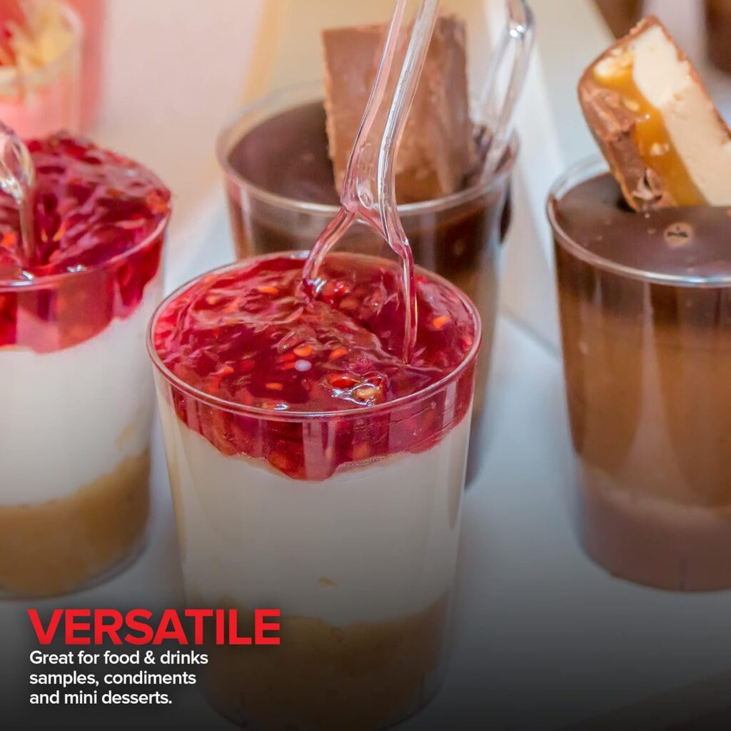 Clear Halloween drink glasses showcasing colorful jello shots