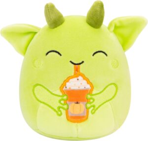 Gabin Pumpkin Axolotl Halloween plush stuffed animal by Squishmallows