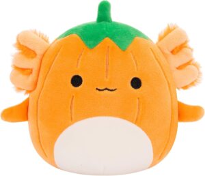 Fitzy Goblin Halloween stuffed animal holding latte